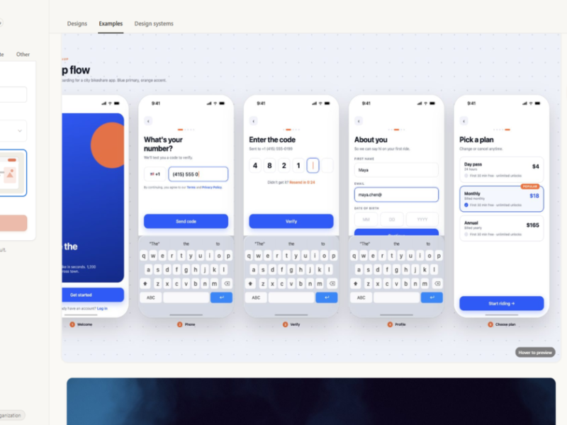 Claude Design interface showing AI-generated app prototype examples what is Claude Design by Anthropic